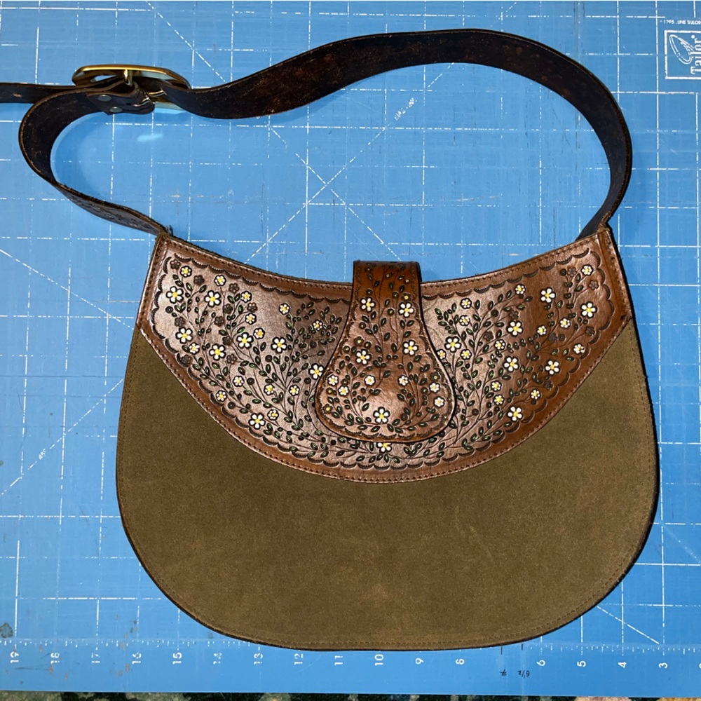 Tiggy by Cuddington Suede hobo shoulder bag